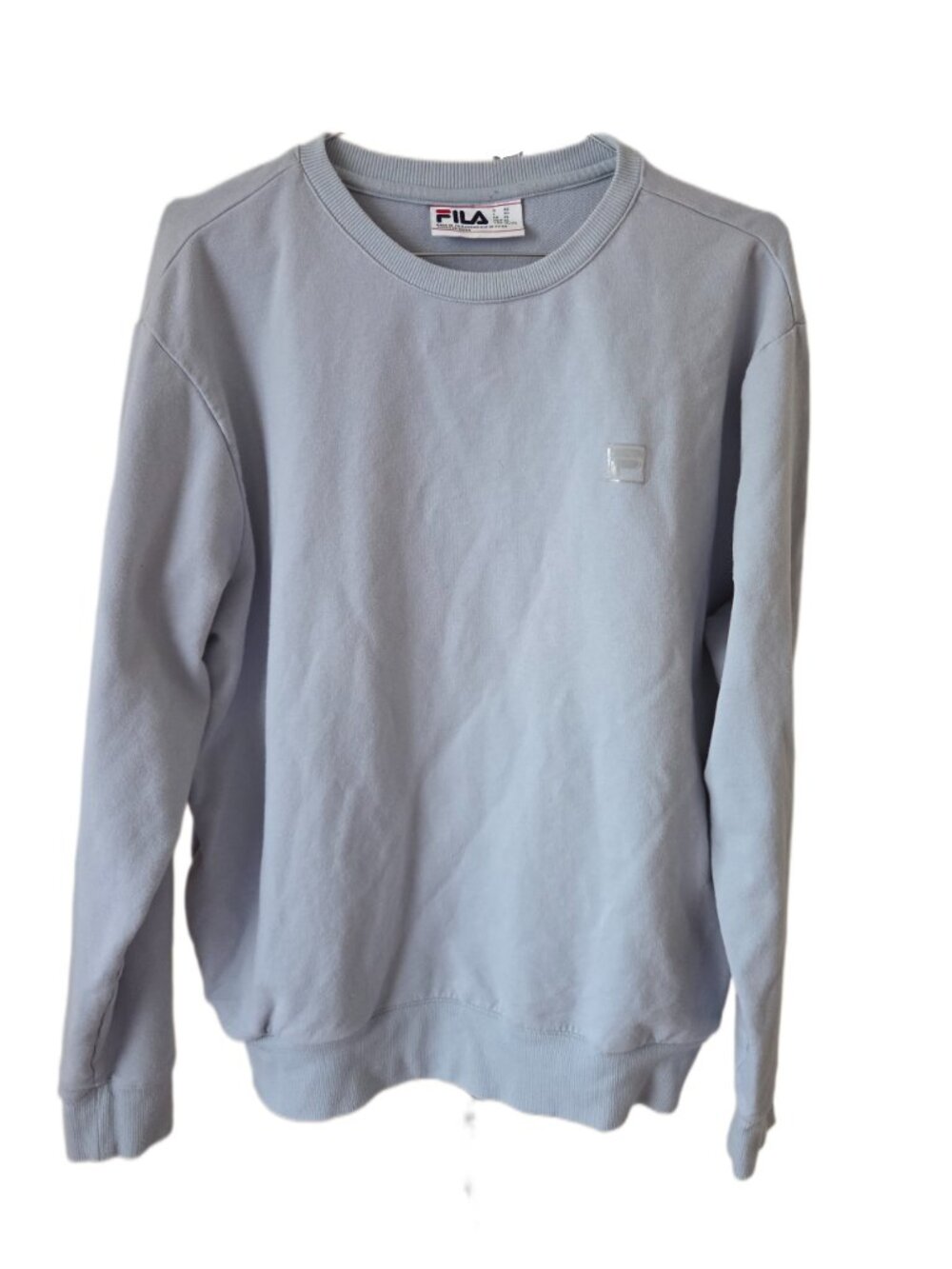 FILA Light Blue Women's Long Sleeve Sweatshirt with Pockets